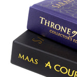 Photo of Sarah J. Maas Collectors Edition 2 Book Set Spines on a White Background