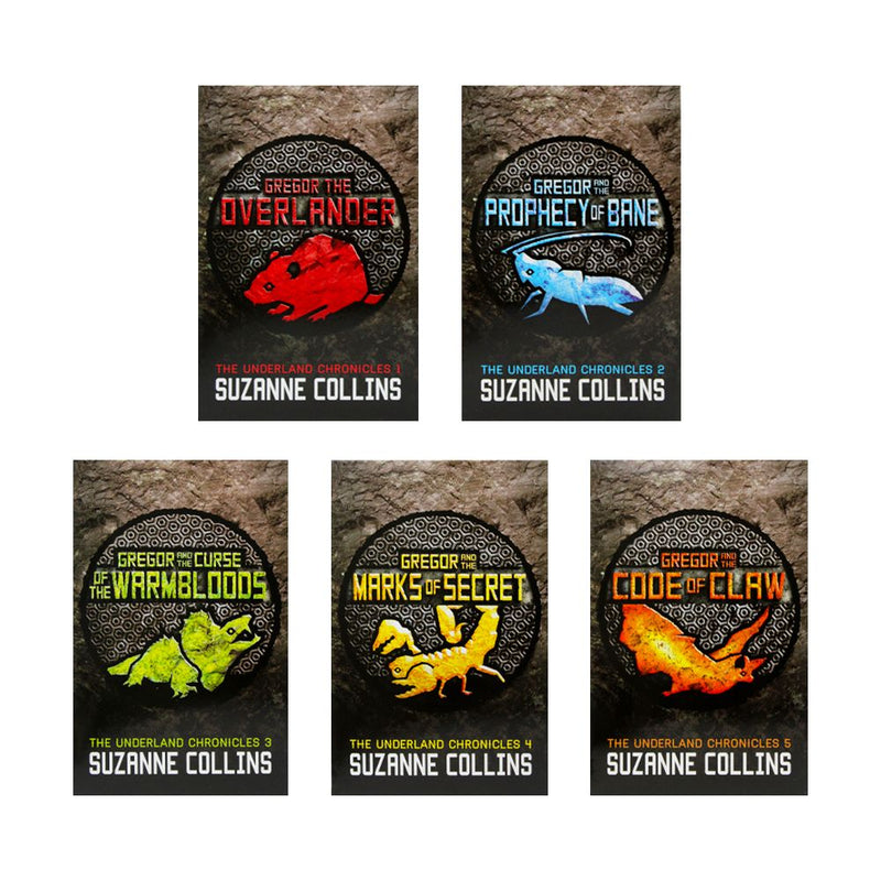 Suzanne Collins The Underland Chronicles 5 Books Set (1-5) Gregor The Overlander