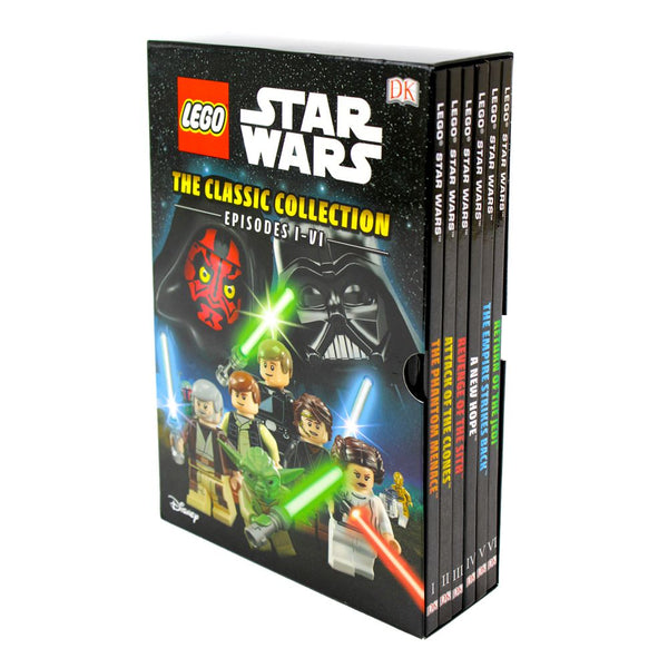 LEGO Star Wars Episodes I-VI The Complete Library 6 Book Box Set