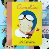 Little People, Big Dreams, 5 Books Set Collection: Coco, Frida, Maya, Amelia - Inspiring Biographies for Young Readers & Education