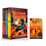 The Skandar Series 4 Books Collection Set by A.F. Steadman (Books 1–3 Boxed Set + World Book Day 2026 Mini Book: Skandar and the Secret Element) | Paperback