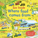 An Usborne Flap Book - See Inside Where Food comes From