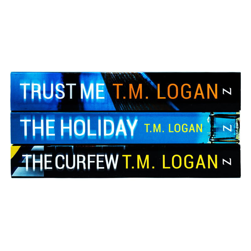 T M Logan Collection 3 Books Set (The Holiday, The Curfew, Trust Me)