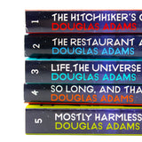 The Complete Hitchhiker’s Guide to the Galaxy 5-Book Box Set by Douglas Adams | Humorous Sci-Fi Adventure Series for Teens & Young Readers