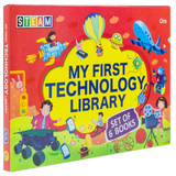 My First Technology Library Set Of 6 Books Level 1-3 By Shweta Sinha Tales Of Inventions