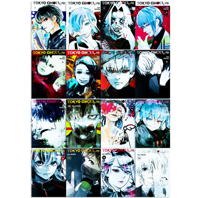 Tokyo Ghoul: re Complete Box Set: Includes vols. 1-16 with exclusive double-sided poster by Sui Ishida