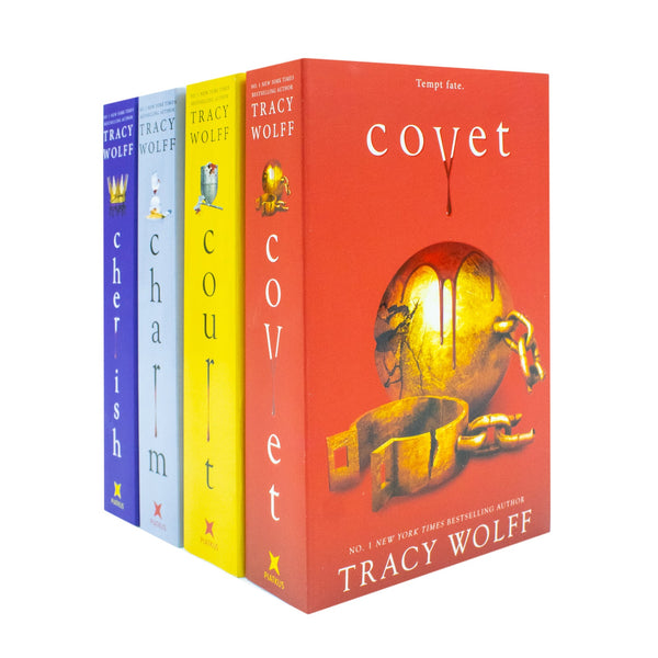 Crave Series 4 Books Collection Set By Tracy Wolff (Charm, Covet, Cherish & Court)