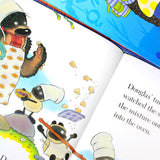 Photo of The Great Big Hugless Douglas Box Set Pages by David Melling on a White Background