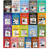 Diary of a Wimpy Kid Series 21 Books Collection Set by Jeff Kinney (No Brainer, Diper OEverloede, Big Shot, The Deep End, Wrecking Ball, The Meltdown, The Getaway, Do it Your Self and MORE!)
