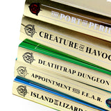 Fighting Fantasy 5 books set 6 to 10 ( Port of Peril, Creature, Deathtrap, Appointment, Island) by Ian Livingstone & Steve Jackson