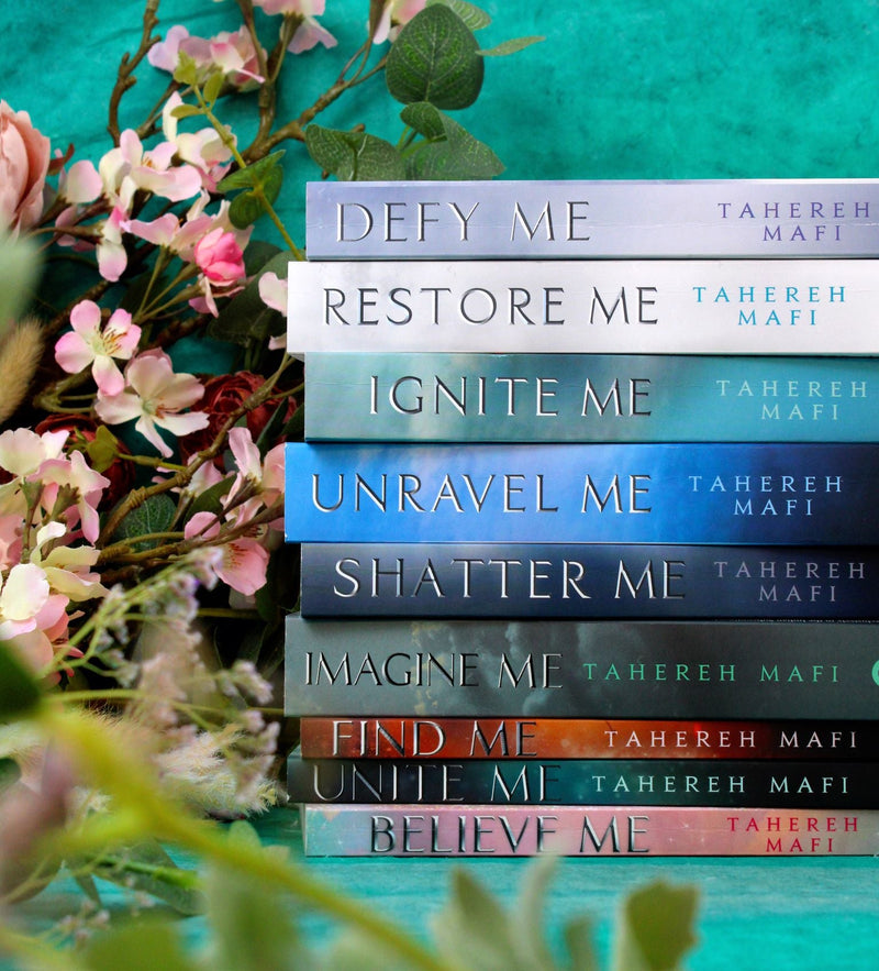 Shatter Me Series Collection 9 Books Set By Tahereh Mafi (Shatter Me, Restore Me, Ignite Me, Unravel Me ,Defy Me )