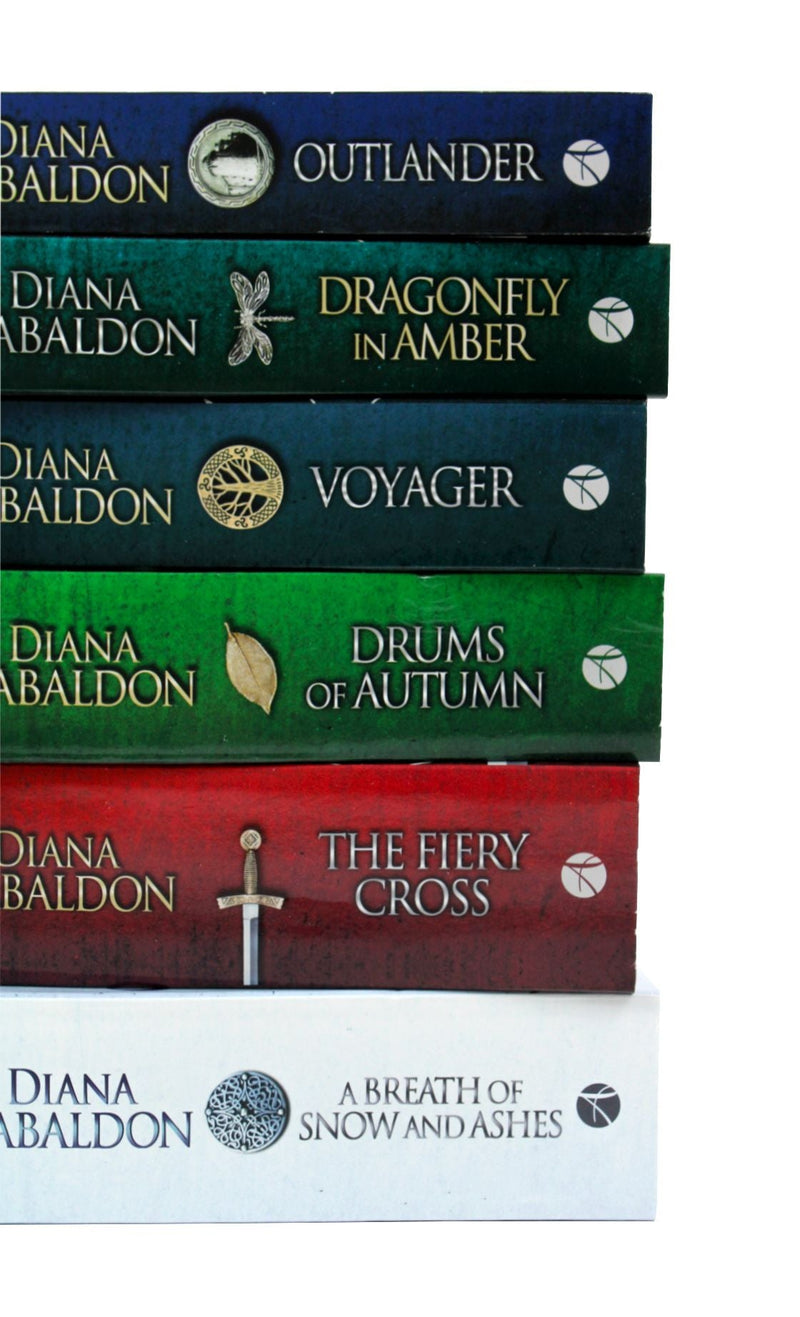 Outlander Series 1 Diana Gabaldon Collection 6 Books Set Drums Of Autumn, Fiery