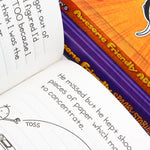 Photo of Diary of an Awesome Friendly Kid 3 Books Set Pages by Jeff Kinney on a White Background