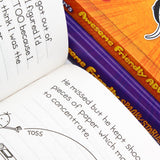 Photo of Diary of an Awesome Friendly Kid 3 Books Set Pages by Jeff Kinney on a White Background