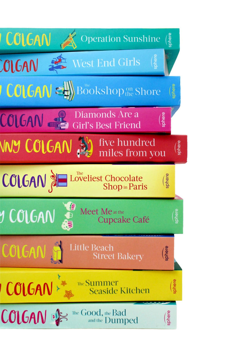 Photo of Jenny Colgan 10 Book Set Collection Spines on a White Background