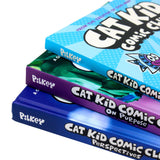 Cat Kid Comic Club Collection 3 Books By Dav Pilkey (Cat Kid Comic Club, On Purpose(Hardback) & Perspective(Hardback))