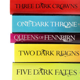Three Dark Crowns Series 5 Books Collection Set By Kendare Blake (Three Dark Crowns, One Dark Throne, Two Dark Reigns, Queens of Fennbirn, Five Dark Fates)