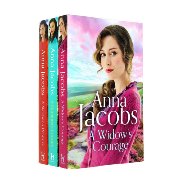 Anna Jacobs Birch End Series 3 Books Collection Set (A Widow's Courage, A Daughter's Journey, A Woman's Promise)