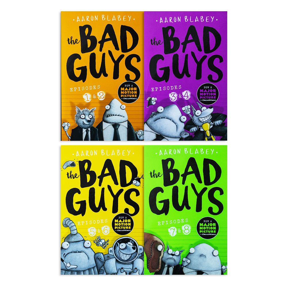 Book Basic Guys Read The Bad Guys Collection Set by Aaron Blabey - 4 Paperback Books for ...