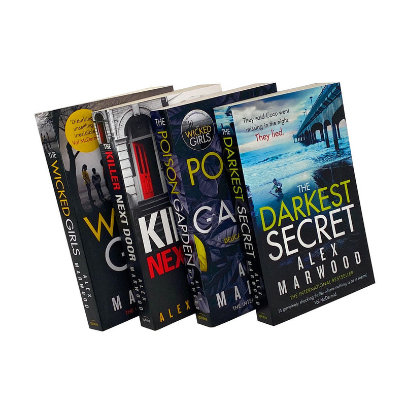 Alex Marwood 4 Books Set Poison Garden, Darkest Secret, Killer Next Door, Wicked