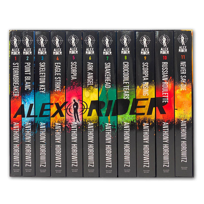 Alex Rider 11 Books Box Set Complete Collection by Anthony Horowitz – Action, Adventure, Mystery, Suspense & Thrills for Young Readers & Kids