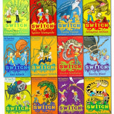 Ali Sparkes Switch Series 12 Books Set Collection, Fly Frenzy, Spider Stampede..