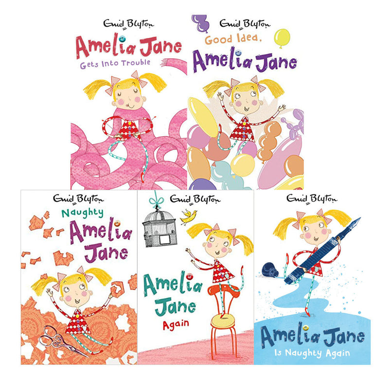 Enid Blyton Amelia Jane Collection 5 Books Box Set Pack Naughty Amelia Jane