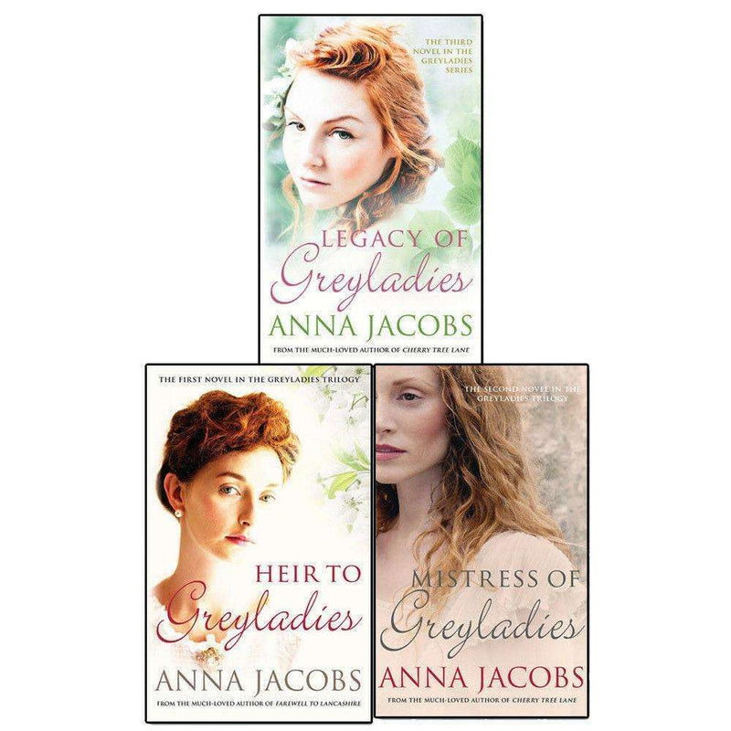 Anna Jacobs Greyladies Series 3 Books Set Collection Pack Heir to Greyladies