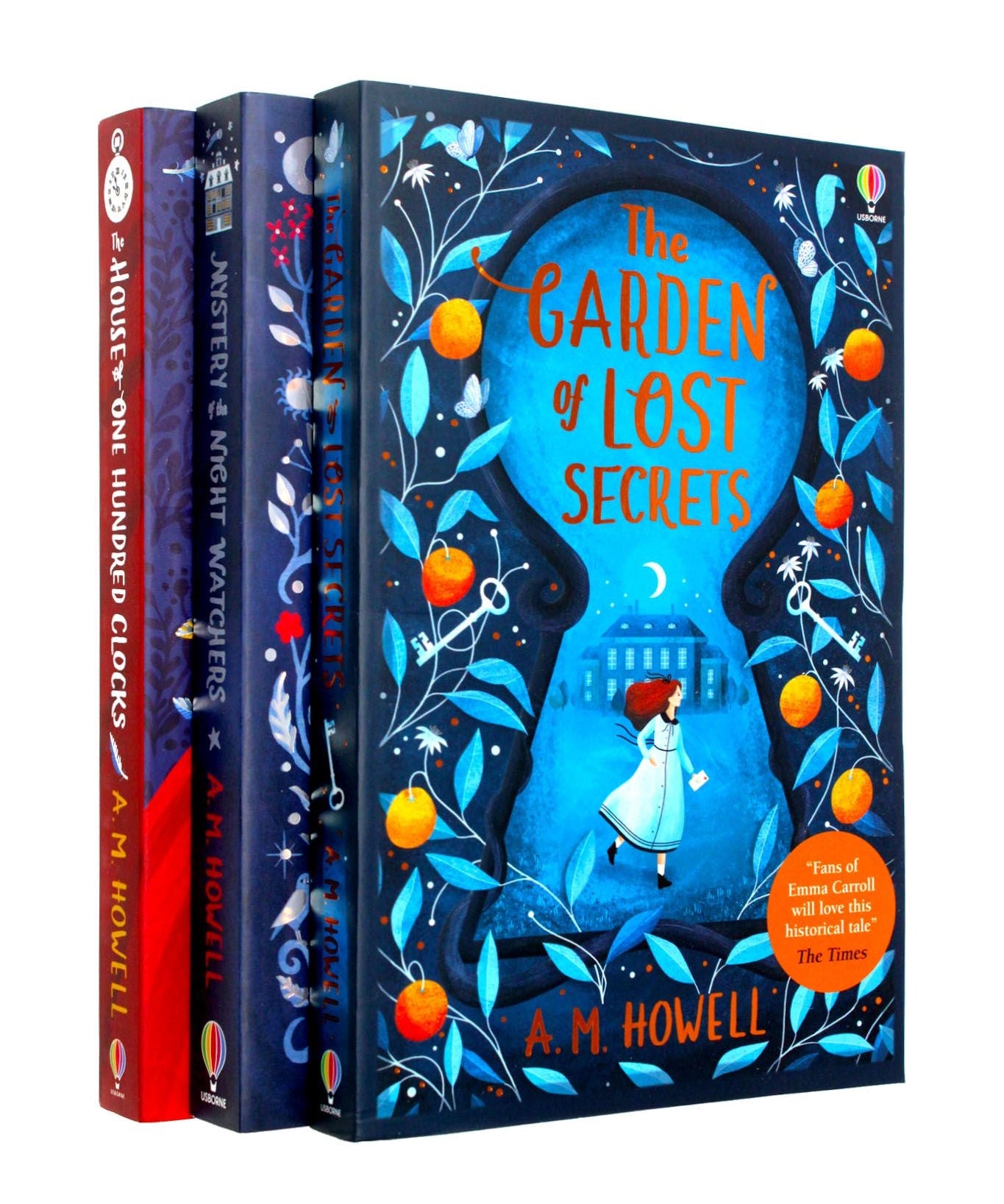 Photo of A.M. Howell 3 Books Set on a White Background