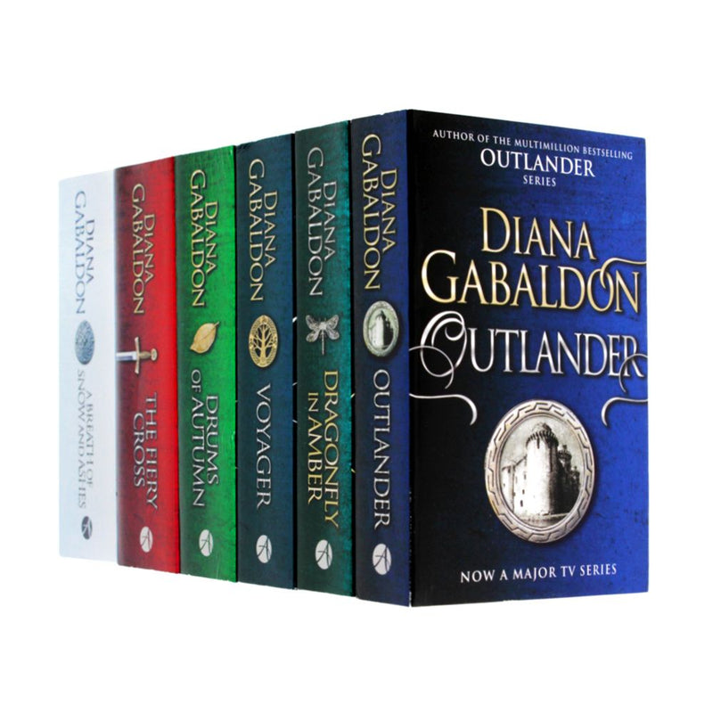 Outlander Series 1 Diana Gabaldon Collection 6 Books Set Drums Of Autumn, Fiery