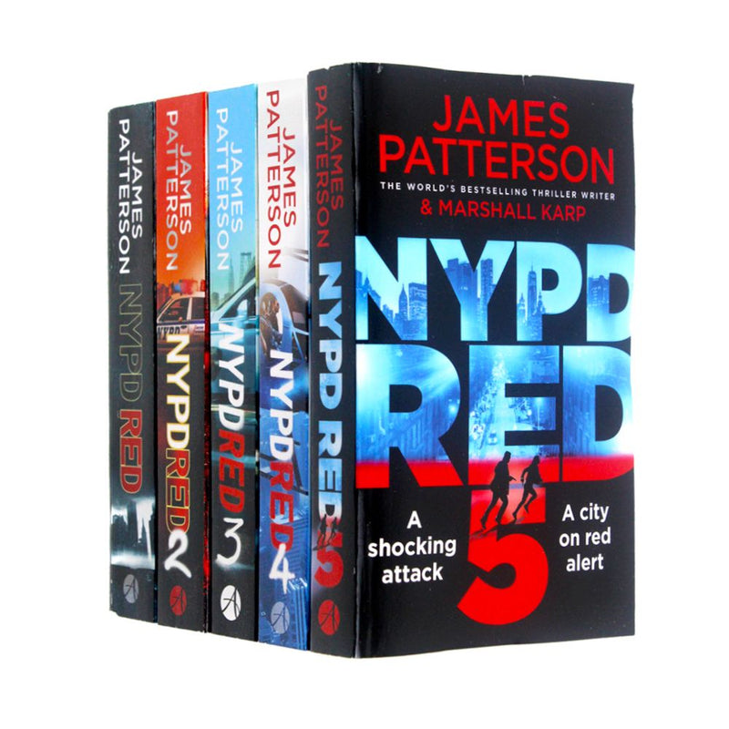 James Patterson NYPD Red Collection 5 Books Set Pack Marshall Karp (Book 1-5)