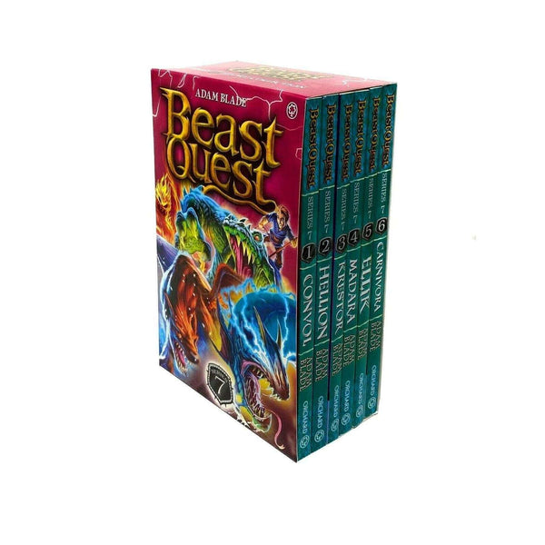 Beast Quest 6 Books (Series 7) Children Collection Box Set By Adam Blade