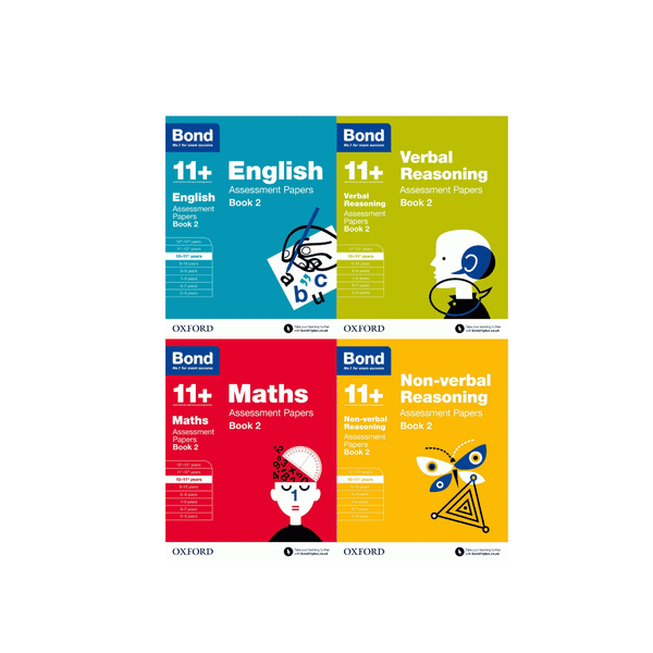 Bond 11+ English 4 Books Set Ages 10-11+ Inc Assessment and Tests Book 2