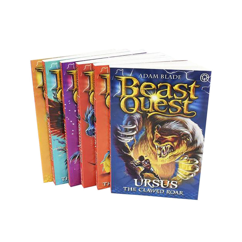 Beast Quest 6 Books Series 9 Children Collection Box Set By Adam Blade