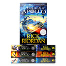 Photo of The Trials of Apollo Series Books 1-4 Box Set by Rick Riordan on a White Background