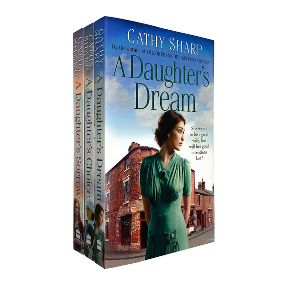 Cathy Sharp 3 Books East End Daughters -Saga Daughter's Sorrow Choice Dream New