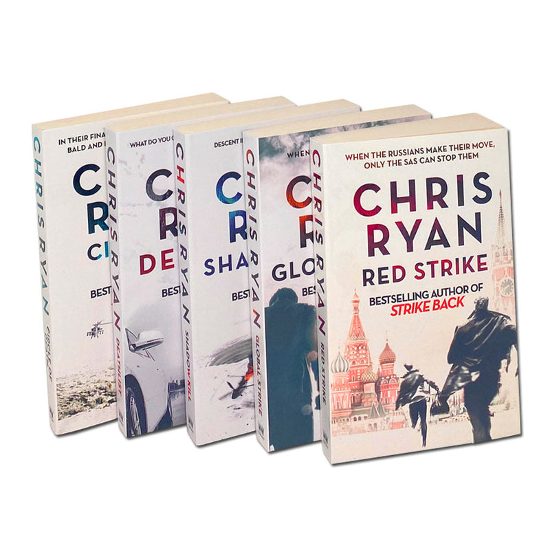 Strike Back Series 5 Books Collection Set by Chris Ryan Red Strike, Global Strike