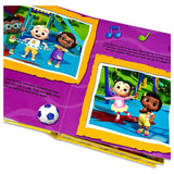 CoComelon My Busy Books Set | Storybook, 10 Character Figurines & Playmat | Interactive Kids Story & Play Activity Set