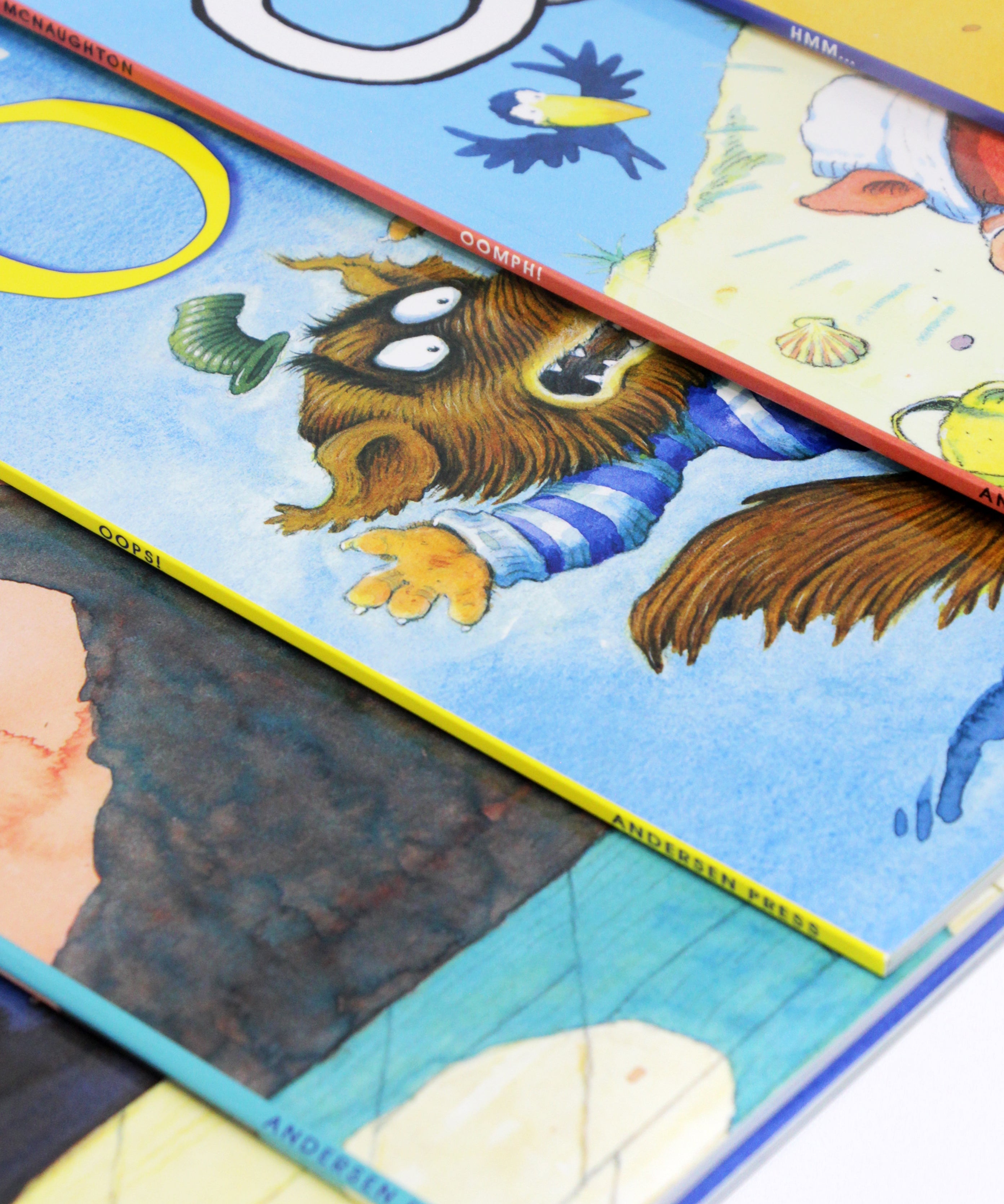 Photo of Preston Pig 5 Books Set by Colin McNaughton on a White Background
