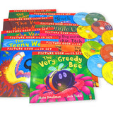 The Crunching Munching Caterpillar and Other Stories 10 Books & Audio CDs Collection Set
