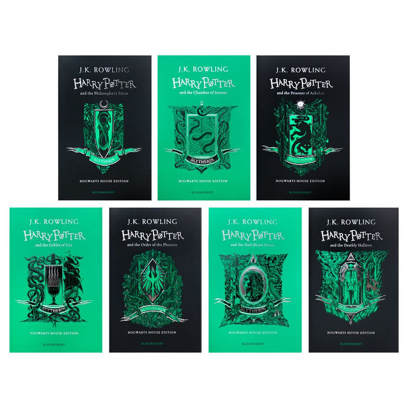 Photo of Harry Potter Slytherin House Collectors Edition by J.K. Rowling on a White Background