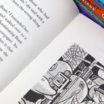 Photo of All The Wrong Questions Four Book Set Page by Lemony Snicket on a White Background