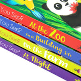 Peep Inside Board Books What Can You See? 4 Books Collection Box Set