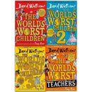 David Walliams Worlds Worst Children Collection 4 Books Set Pack Teachers