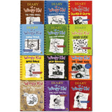 Diary of a Wimpy Kid 12-Book Set by Jeff Kinney | Includes Rodrick Rules, Dog Days, The Long Haul & More | Fun Humor Fiction for Kids & Young Readers