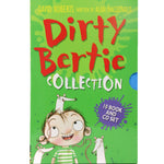 Photo of Dirty Bertie 10 Book and CD Set by Alan MacDonald on a White Background