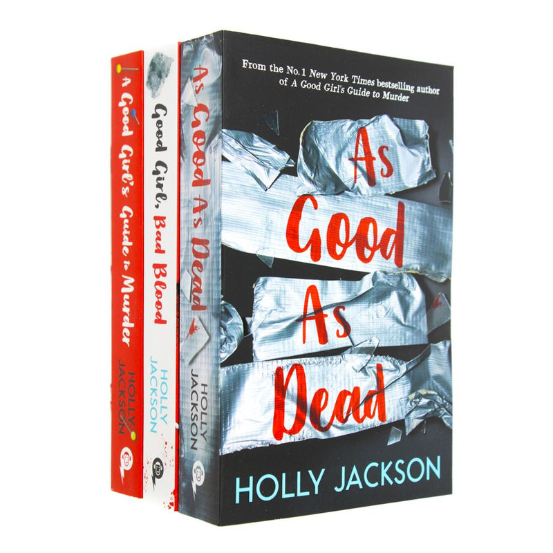 A Good Girl's Guide to Murder Series 3 Books Collection Set By Holly Jackson ( A Good Girl's Guide to Murder, Good Girl Bad Blood, As Good As Dead)