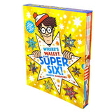 Where’s Wally? The Super Six | 6 Classic Books, Poster & Puzzle Box Set by Martin Handford | Fun Search-and-Find Gift for Kids, Families & Collectors