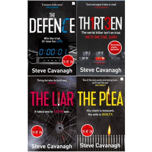 Eddie Flynn Series 4 Books Set Collection By Steve Cavanagh, Thirteen, The Plea