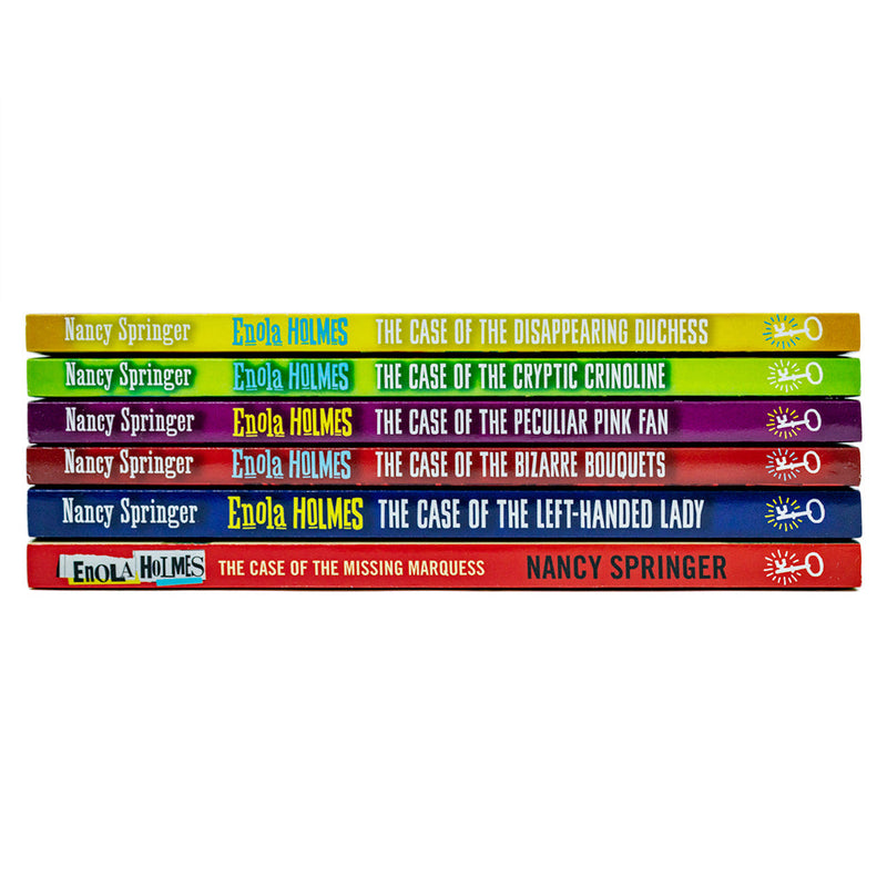 Enola Holmes Mystery Series 6 Books Collection Set Nancy Springer